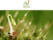 Tablet Screenshot of noblehealthfood.com